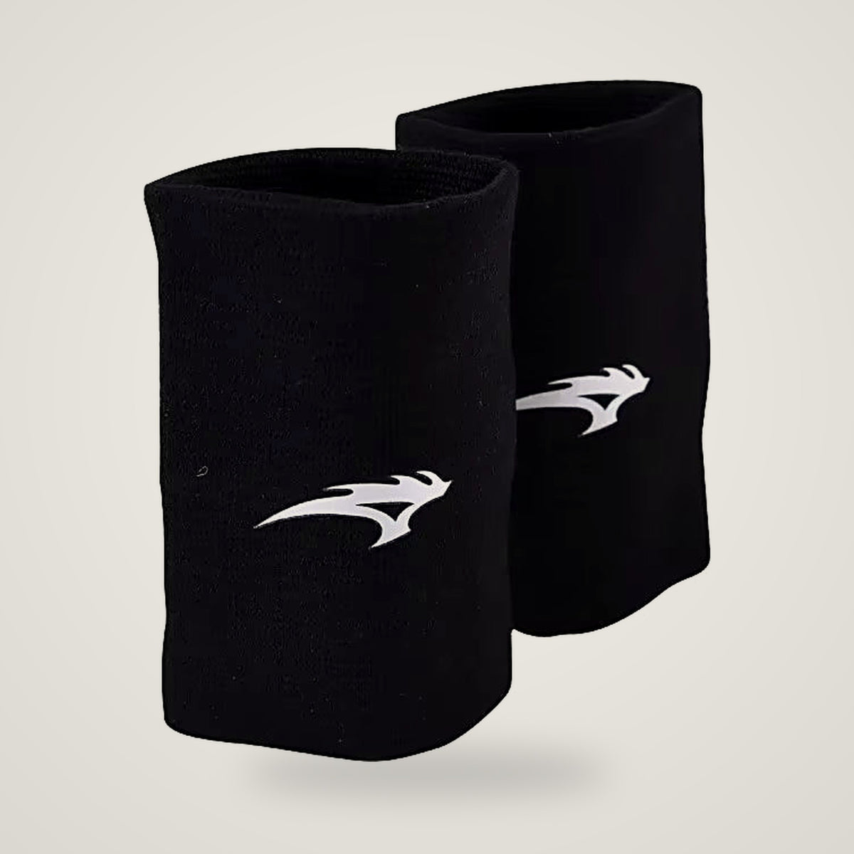Black sweat wristbands, pair